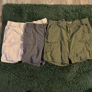 Sonoma shorts women’s size 18, 3 pairs